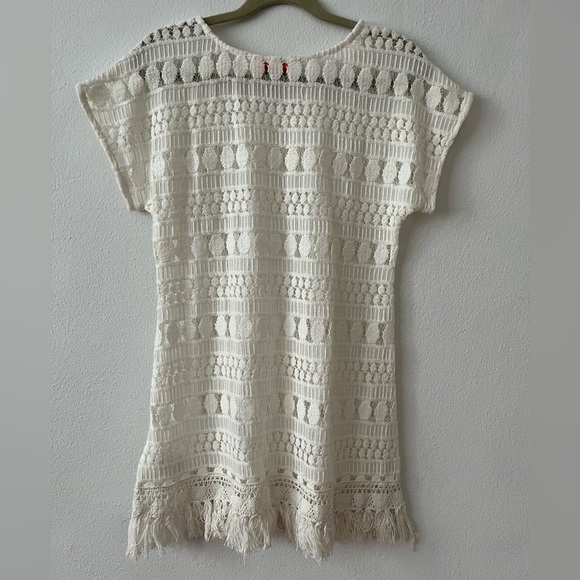 Stella & Dot Swimsuit coverup Tunic. Fits Girls 6-10. Lacey crochet Beach dress - Picture 6 of 15